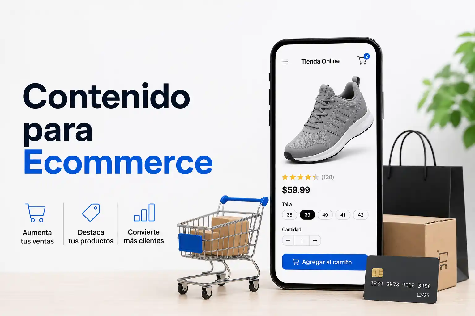 Contenido de redes sociales para ecommerce: piezas de producto, tiendas online y shopping para marcas